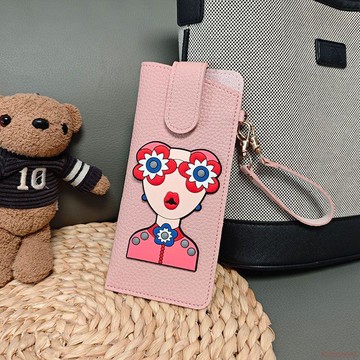 甄選好物🌈便攜眼鏡袋女可掛包高顏值戶外旅行太陽鏡保護套黑色墨鏡盒收納包