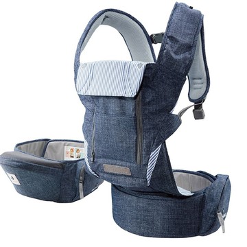 韓國 POGNAE - No5 Plus Light三合一輕量型機能揹帶-復刻牛仔藍