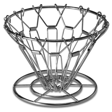 Driver 摺疊式濾杯 錐型 適用錐形濾紙 1-4 CUP SUS304 不鏽鋼  HM-ZDV60-A1  1組