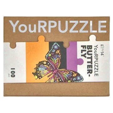 YouRPUZZLE 蝴蝶拼圖  100片  1盒