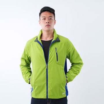 【遊遍天下】買外套送MIT涼感衫 男款抗UV防風防潑水外套 GJ10017 / 芥末綠