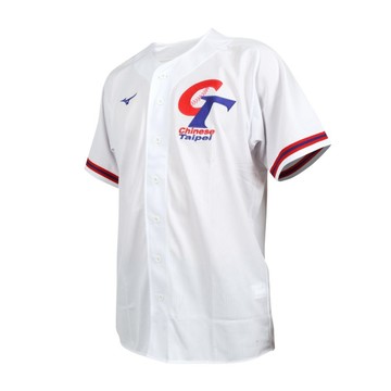 MIZUNO 男CT短袖開扣球衣(T恤 免運 台灣製 運動 上衣 休閒「12TCDM0101」≡排汗專家≡