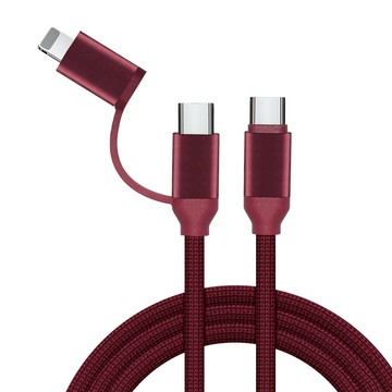 二合一快充線 PD/Lightning/Type-C/iPhone充電線 60/27W 快充線 傳輸線 閃充線