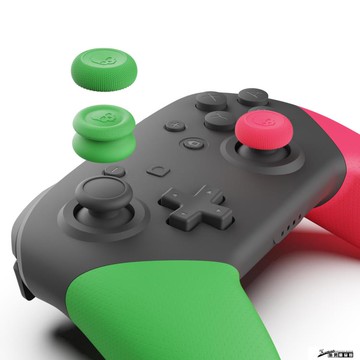Ps5手柄套 Skull Switch pro手柄搖桿套帽 硅膠套PS4 5保護套NS專業增高配件【摩可美家】