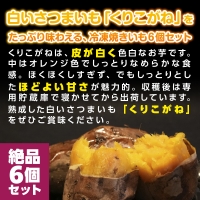 YX001 福岡篠栗町産　冷凍くりこがねの焼きいも 1.5kg 6個 2023年10月中旬より順次発送