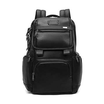 男士后背包 D2D3真皮後背包9603174男時尚電腦背包休閒旅行