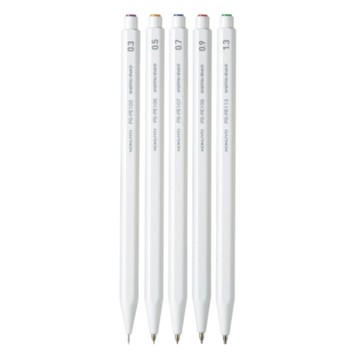 KOKUYO 六角自動鉛筆 白色系-0.3mm/0.5mm/0.7mm/0.9mm/1.3mm