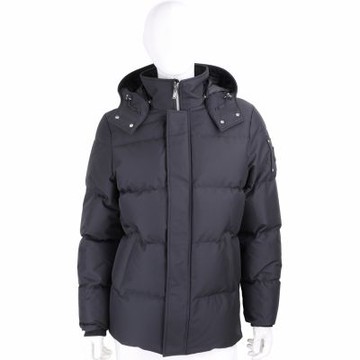 Moose Knuckles Cloud 3Q 連帽可拆衍縫黑色羽絨外套 夾克(男/女可穿)