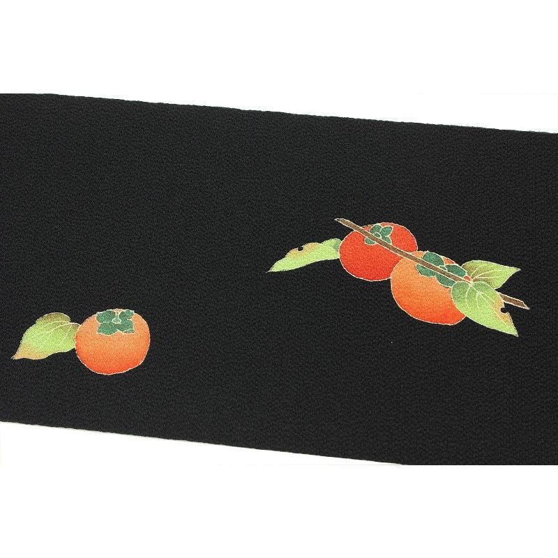 名古屋帯 十日町友禅 秀美 浜ちりめん お仕立て上がり y1668