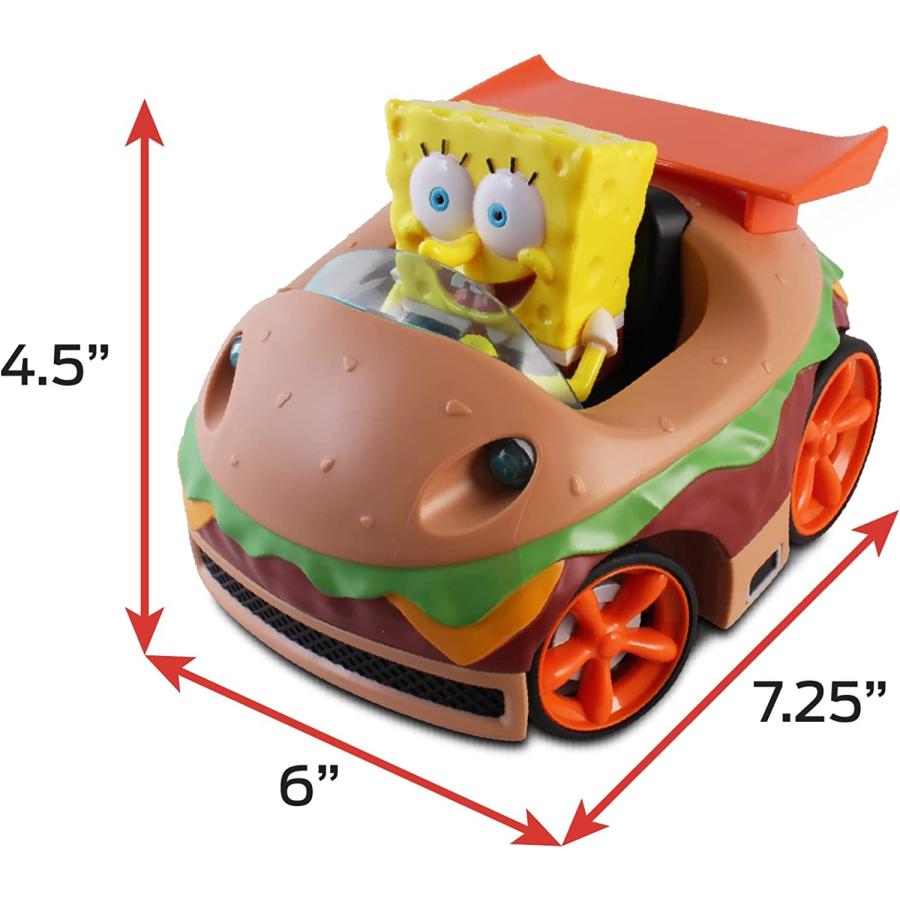 NKOK ラジコン リモート コントロール Krabby Patty 車 スポンジボブ