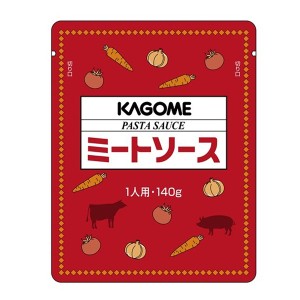 送料無料 カゴメ ミートソース140gパウチ×2ケース（全120本）