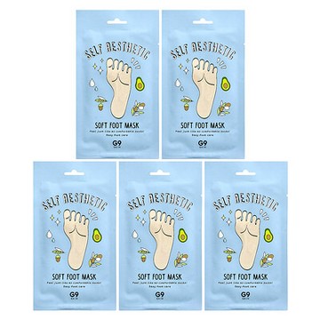 G9skin, Self Aesthetic 嫩足足膜，5 片裝，0.40 液量盎司（12 毫升）