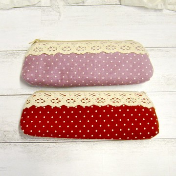 拉鍊收納布包  筆袋  小巧化妝袋  手拿包 眼鏡袋 (Pen-019)