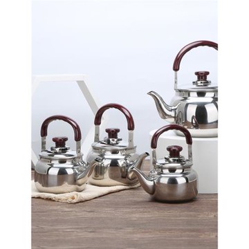 新城不銹鋼燒水壺琴音電磁爐泡茶壺老式會叫的水壺家用火0.5L2L