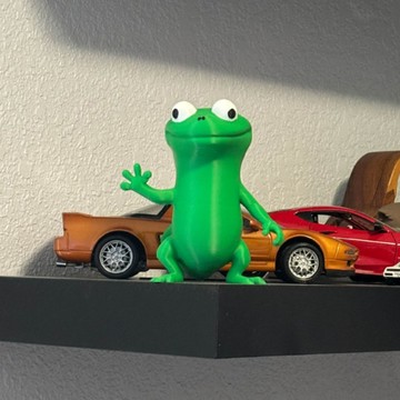 洛陽牡丹 Lizard Memes 蜥蜴迷因 趣味蜥蜴擺件家居裝飾