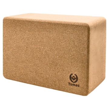 Tumaz 月熊 瑜珈磚 70D硬度 耐用可靠 環保無毒 止滑減震 輔助瑜珈動作  23 x 15 x 7.7cm  棕色  1個