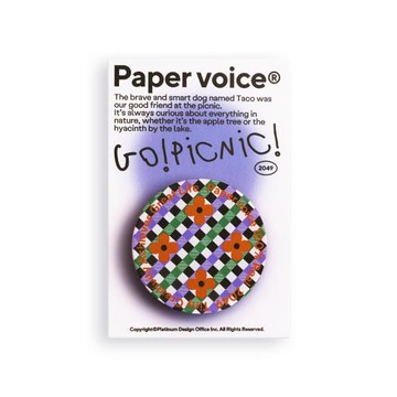 PAPER VOICE 粘貼式手機創意氣囊 創意時髦野餐支架 桌面看劇神器