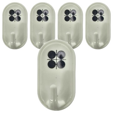 SJIAYP 橢圓形掛鉤 3.4 x 1.8 x 0.7cm  8231  5個