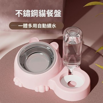 🥇隔日達出💎貓碗狗盆狗碗兩用寵物碗雙碗自動飲水貓防滑貓盆狗狗貓咪食盆用品