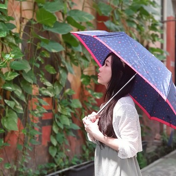 didyda 手開抗UV傘 防曬超輕設計 雨傘 遮陽傘 輕量傘 晴雨傘 (素雅小方塊)