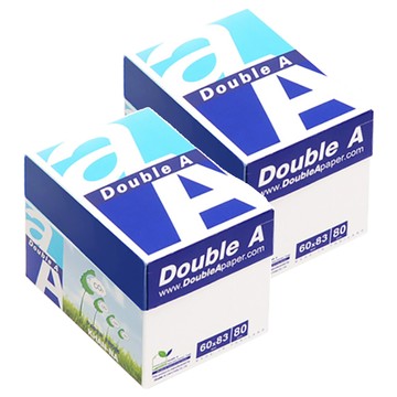 Double A 迷你盒便條紙  白色  500張  2組
