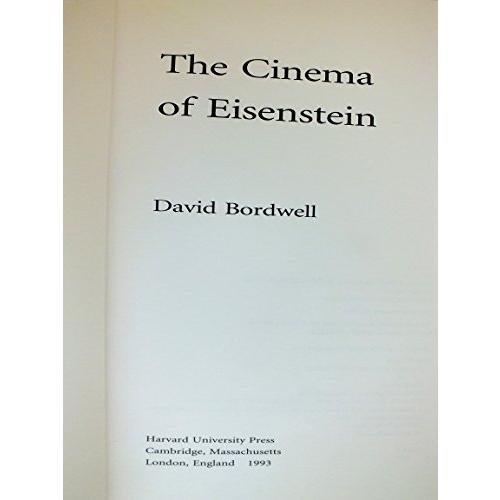 The Cinema of Eisenstein