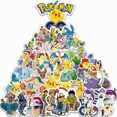 100枚 ピカチュウ ポケモン ステッカー ゲーム キャラクター シール 縁日 安全 知育玩具 知育 創造 知恵 遊び 子供 想像力 装飾 壁 飾り 贈り物 通販 Lineポイント最大get Lineショッピング