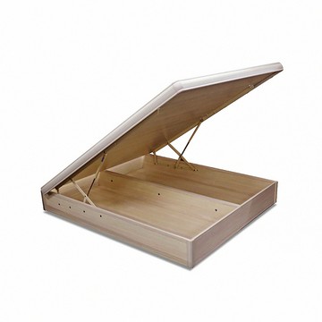 ASSARI-強化加厚收納後掀床架-雙大6尺白梧桐