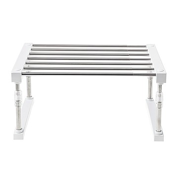 comet 可調節碗盤收納架  白色  最小32 x 24 x 18cm  1個