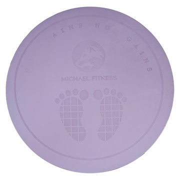 MICHAEL FITNESS 麥克健身 TPE減震跳繩墊 圓形 紫色  直徑 64 x 厚度 1cm  1個