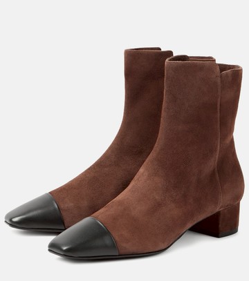Aquazzura French Flirt 35 suede ankle boots