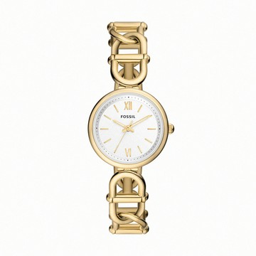 Carlie 時尚啞光金環手鍊式女錶 金色不鏽鋼錶帶 30MM ES5272
