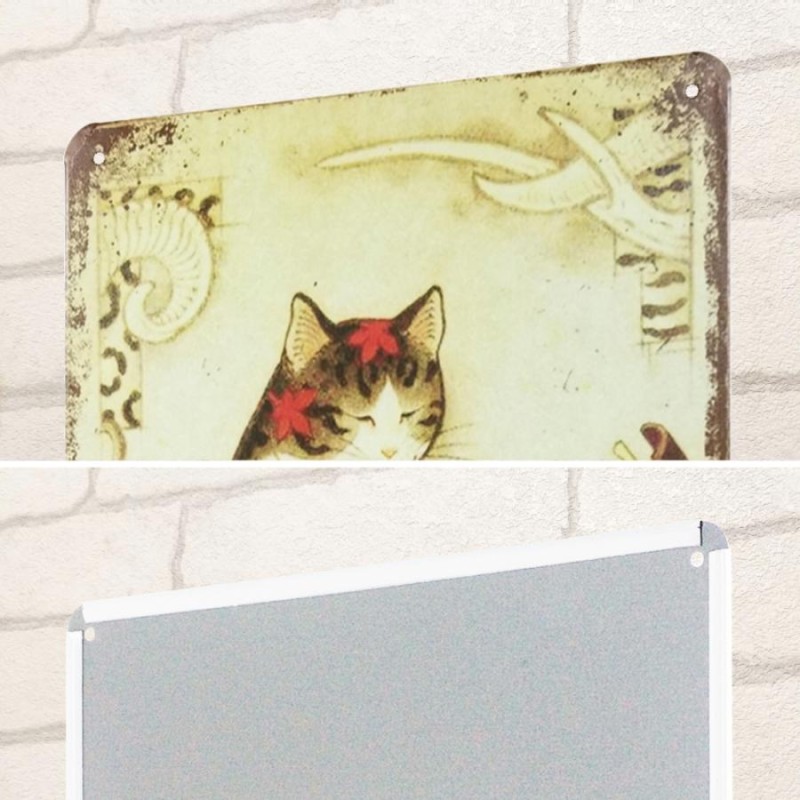 ブリキ 猫 アンティーク 鉄板 置物 雰囲気抜群 ブリキ 猫 アンティーク