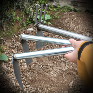 鋤頭 全鋼鋤頭除草耙種菜種花鋤草神器挖土用農用挖地多功能