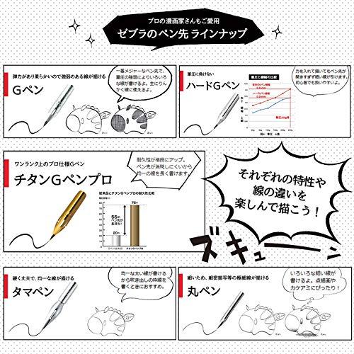 ゼブラ 漫画用ペン先 丸ペン-A No.2586-A PM-1B-A-K