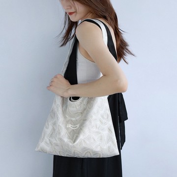 【白羽】森系復古文青/仿真絲小個子布肩帶版