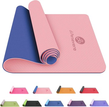 日本代購 Persevere 6mm 瑜伽墊 YOGA MAT 訓練墊 運動墊 TPE材質 防滑 防水 防汗 普拉提斯