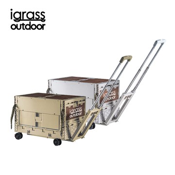igrass outdoor 多功能露營推車 - 咖啡色
