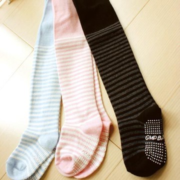 gmp baby 條紋止滑幼兒褲襪(粉紅)~1雙
