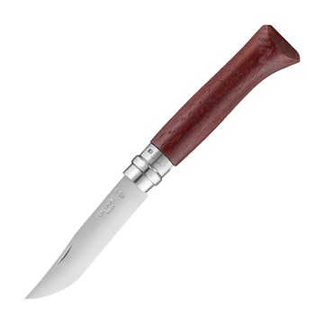 OPINEL No.08拋光不鏽鋼折刀/花梨木刀柄#OPI 226086梨