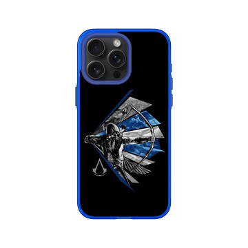iPhone 15 Pro Max Clear 激光藍 - Assassin's Creed - AC 3 Connor