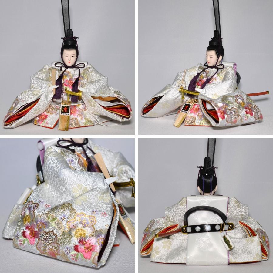 雛人形 親王飾り 尾道桜 オリジナルひな人形セット 押し花屏風