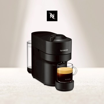 【Nespresso】創新美式 Vertuo 系列 POP 膠囊咖啡機 午夜黑 (贈咖啡組+膠囊折扣金)