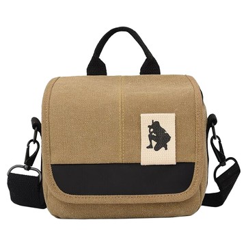 Kong Kong 攝影師簡約方形相機包  棕色  1個