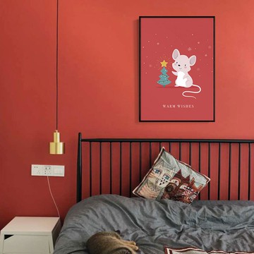 鼠來歲有餘- 臥房掛畫/設計師首選/民宿/複製畫/兒童房/禮物/童趣