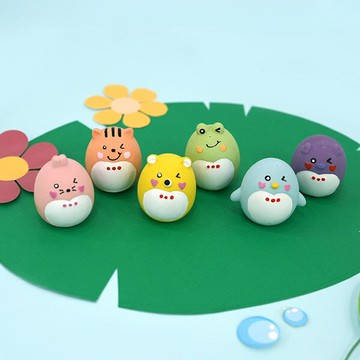 韓國【ParisDog】小動物幸運蛋乳膠發聲玩具 (寵物玩具)