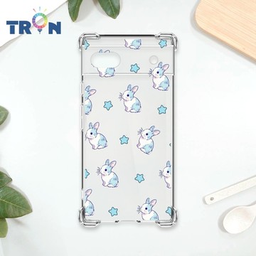 TRON GOOGLE Pixel 6A 手繪小兔子透明殼 四角防摔 軟殼 手機殼