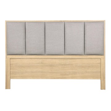 文創集 葛亞瑪5尺貓抓皮革雙人床頭片(七色可選)-154.5x5x108cm免組