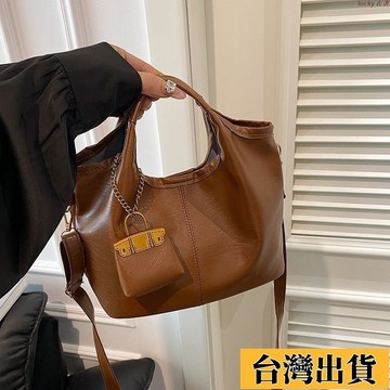 📿好貨優選📿【清倉】今年流行小衆軟皮手提包女2025新款復古單肩腋下斜挎包菜籃子包潮