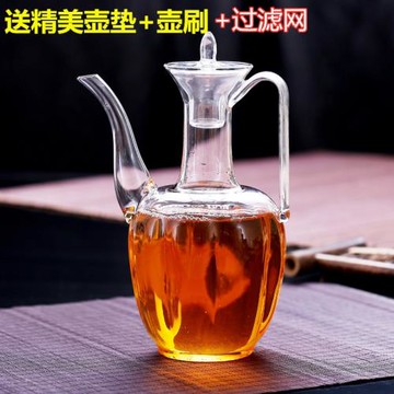 工廠直銷手工執壺仿宋壺貴妃溫酒壺電陶爐加熱煮茶壺耐高溫玻璃壺